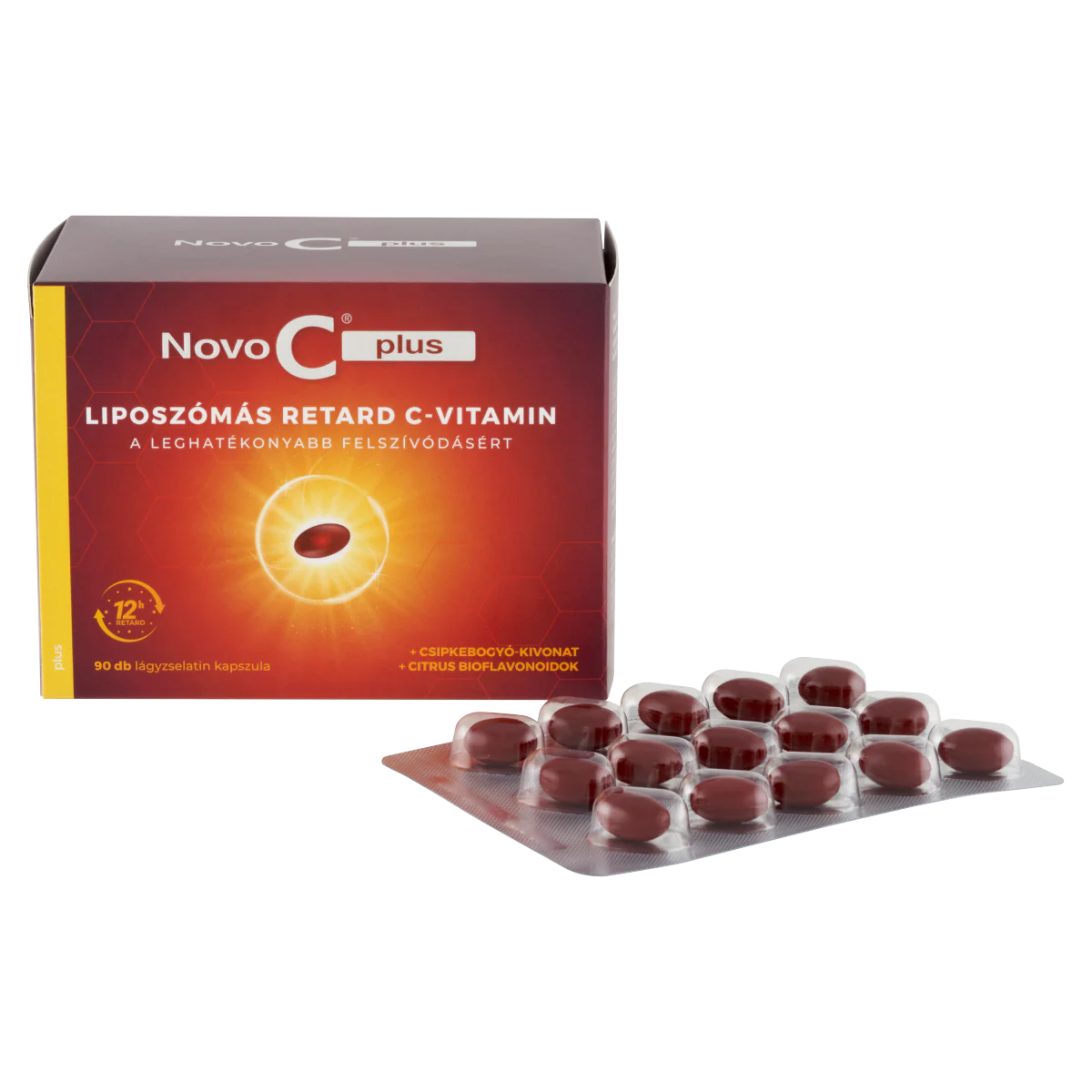 Novo C Plus liposzĂłmĂĄs retard C-Vitamin kapszula 90 db - Image 8