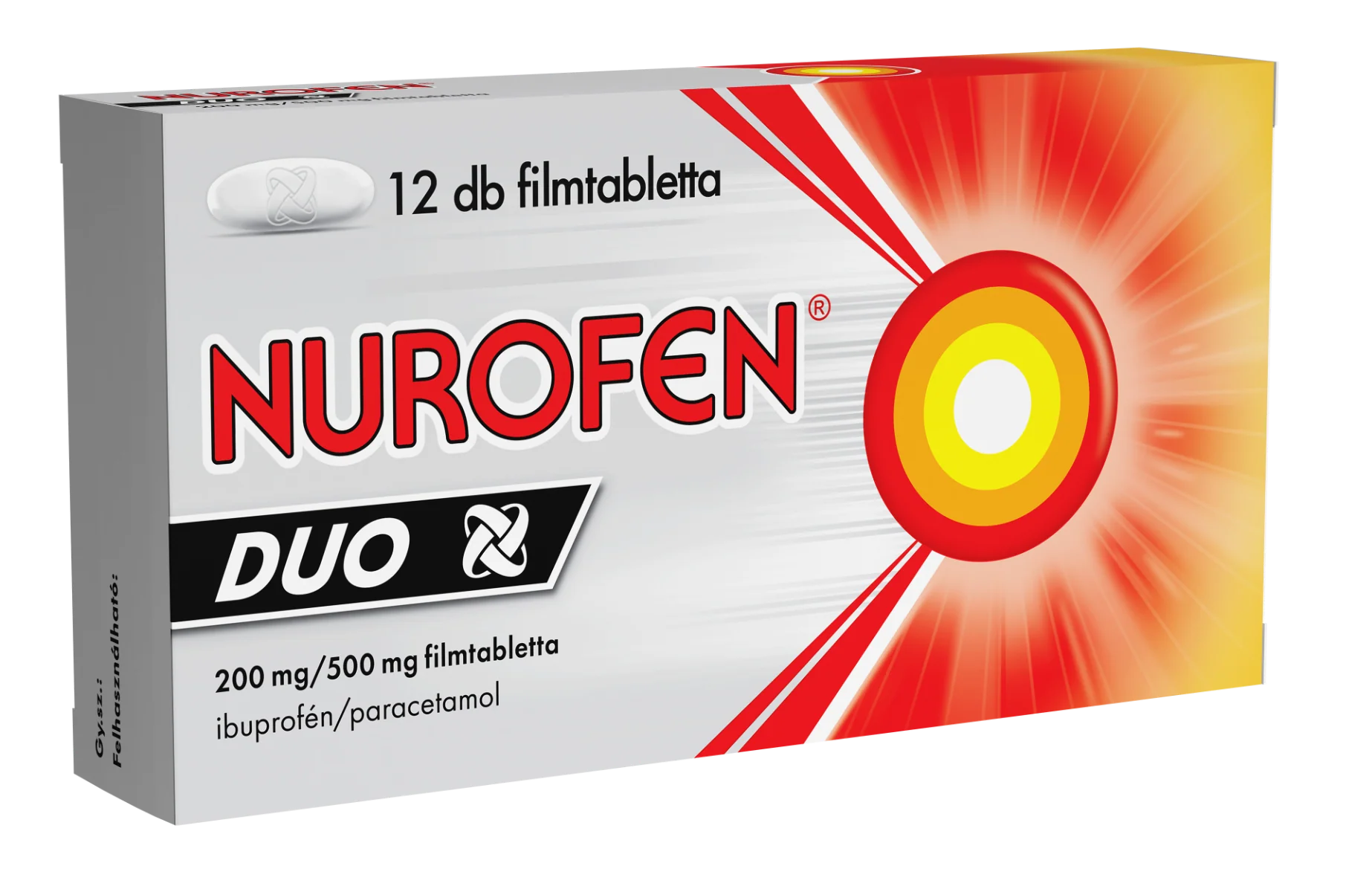 Nurofen DUO 200 mg/500 mg filmtabletta 12x - Image 2