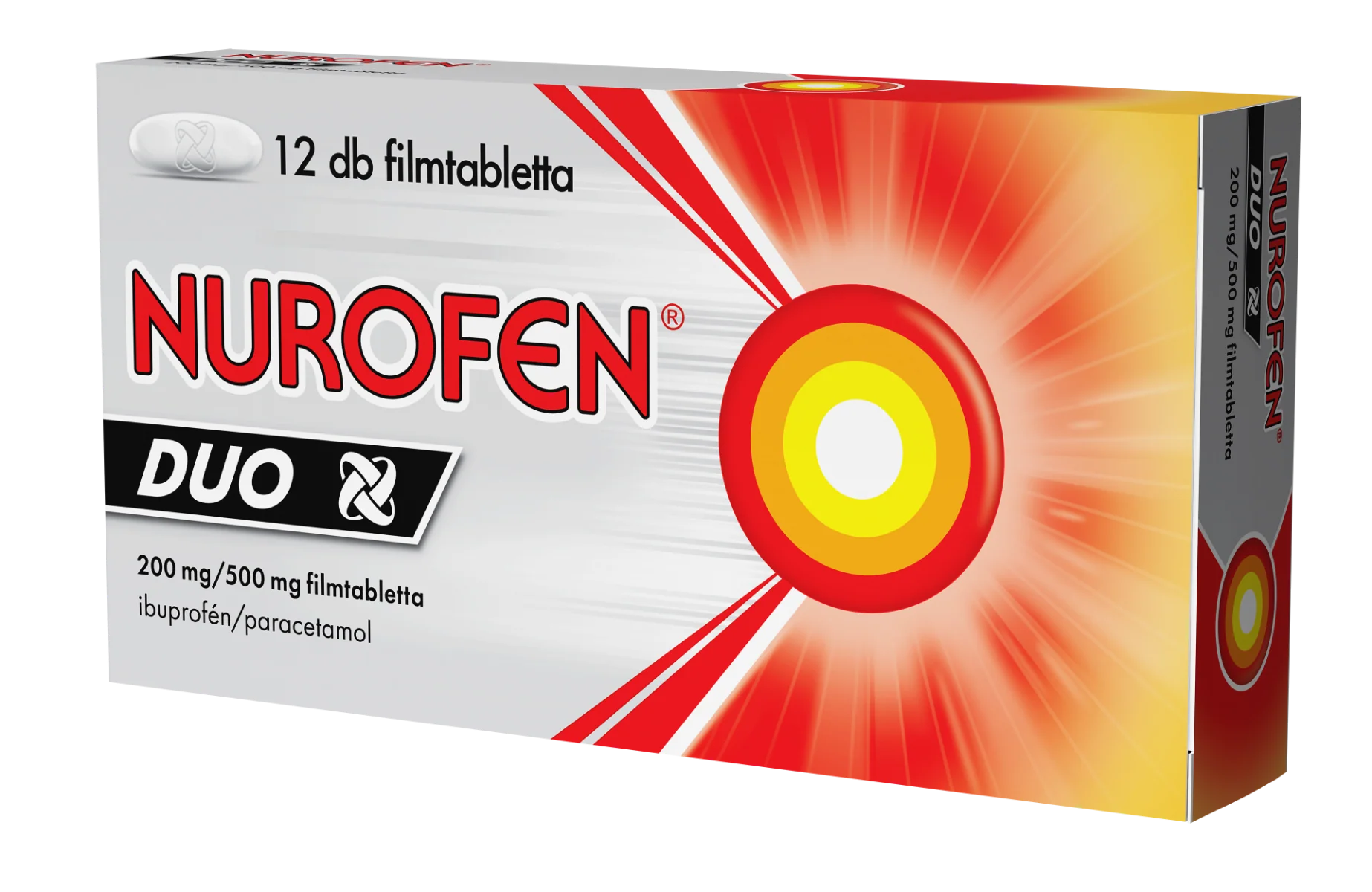 Nurofen DUO 200 mg/500 mg filmtabletta 12x - Image 3