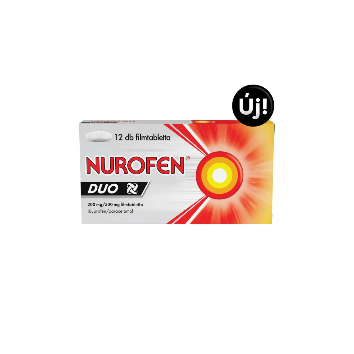 Nurofen DUO 200 mg/500 mg filmtabletta 12x - Image 4