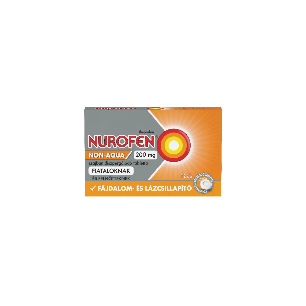 Nurofen Non-Aqua 200mg szájban diszpergálódó tabletta 12 db