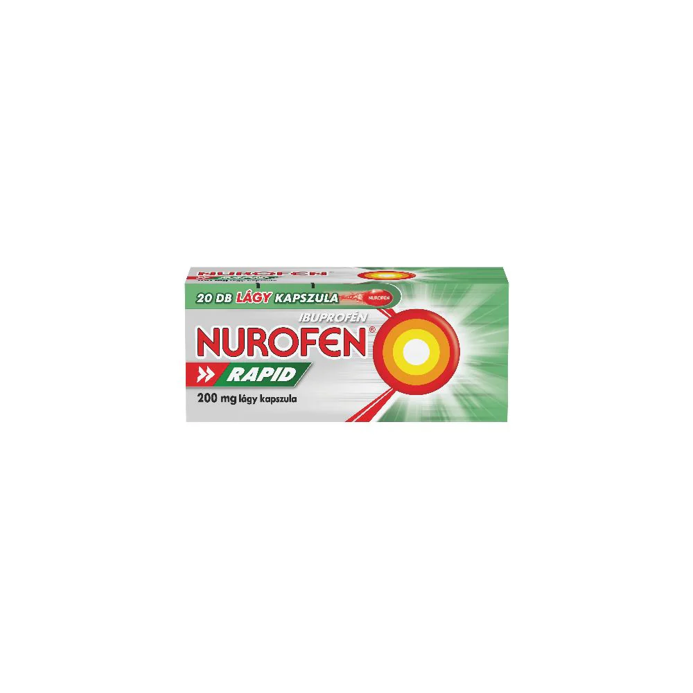 Nurofen Rapid 200 mg lĂĄgy kapszula 20 db