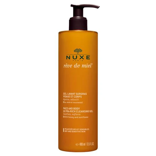 NUXE Reve de Miel ultra gazdag arc- és testlemosó 400ml - Image 2