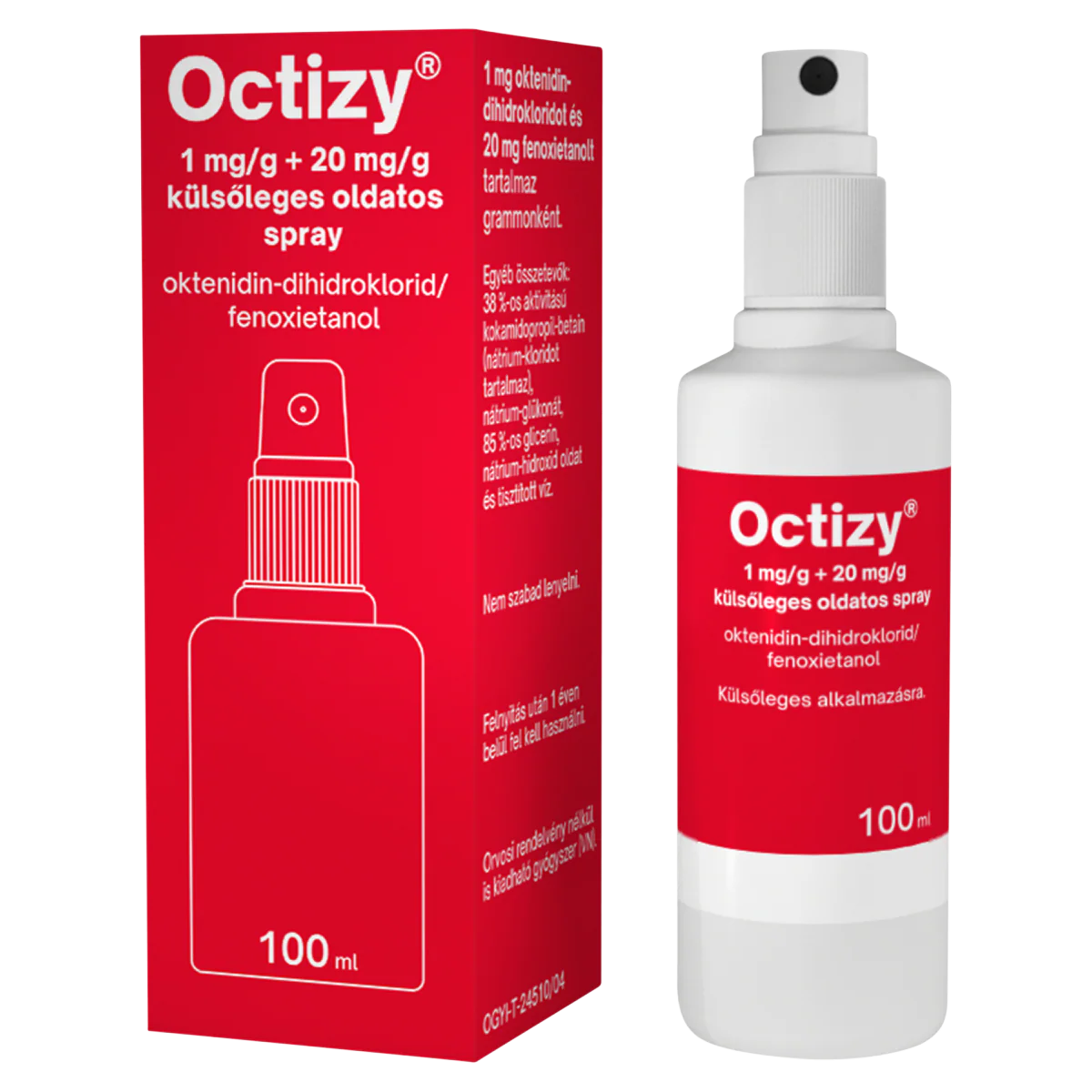 Octizy 1 mg/g + 20 mg/g külsőleges oldatos spray 1x100ml - Image 2