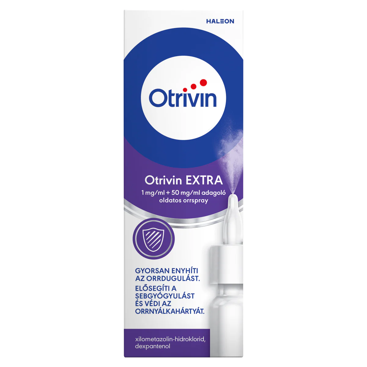 Otrivin Extra 1mg + 50mg/ml adagoló oldatos orrspray 10ml - Image 2