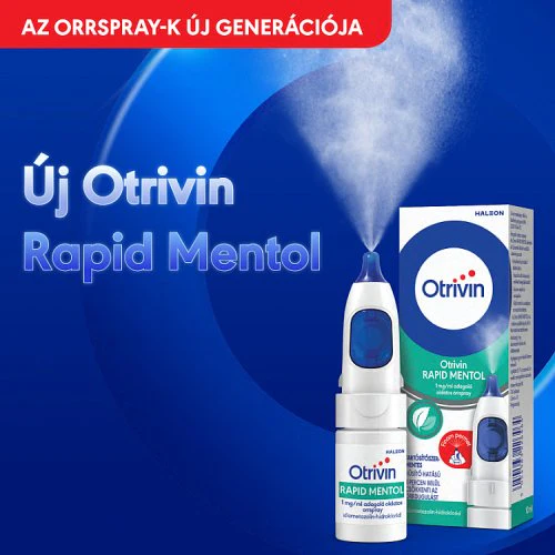Otrivin Rapid Mentol 1mg/ml adagoló oldatos orrspray 10ml - Image 2
