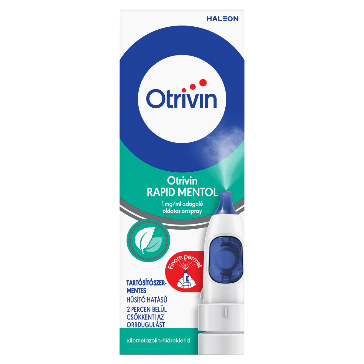 Otrivin Rapid Mentol 1mg/ml adagoló oldatos orrspray 10ml - Image 8