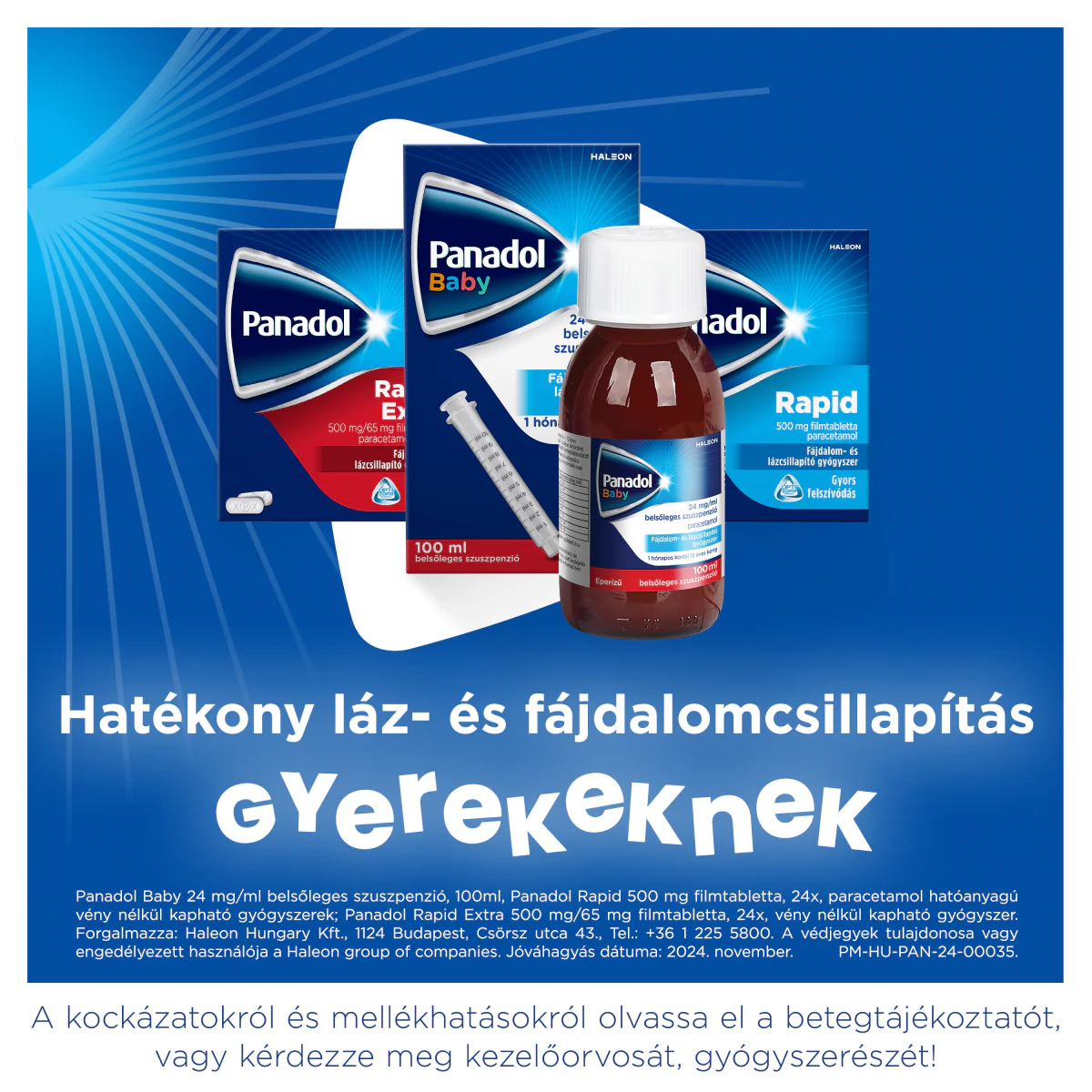 Panadol Baby 24mg/ml belsőleges szuszpenzió 100ml - Image 4