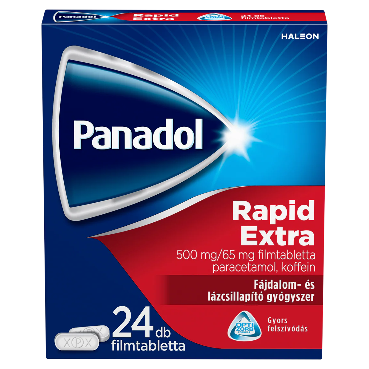 Panadol Rapid Extra 500mg/65mg filmtabletta 24 db - Image 2