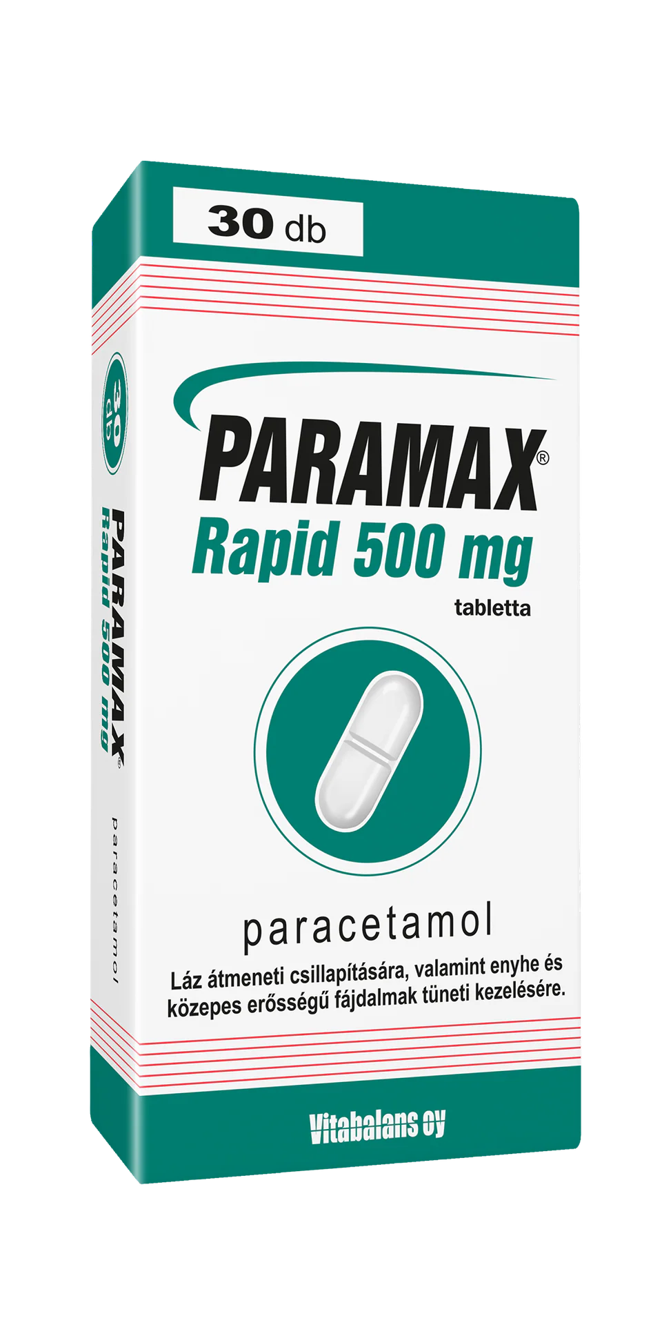 Paramax Rapid 500 mg tabletta 30 db - Image 2