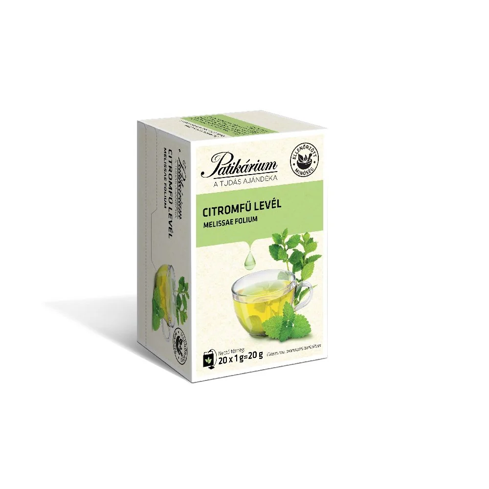 Patikárium Citromfűlevél tea filteres 20 db - Image 2
