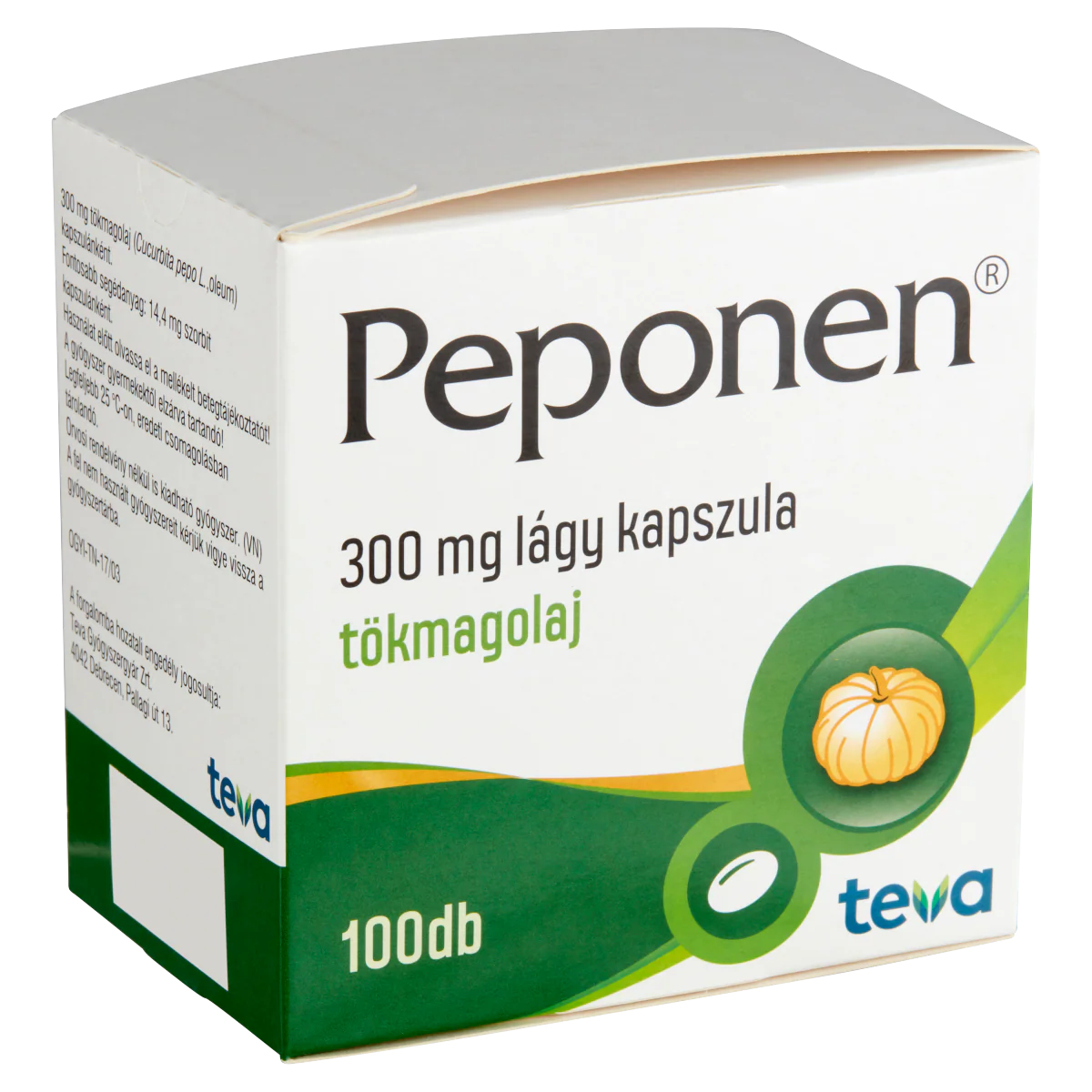 Peponen 300 mg lágy kapszula 100 db - Image 3