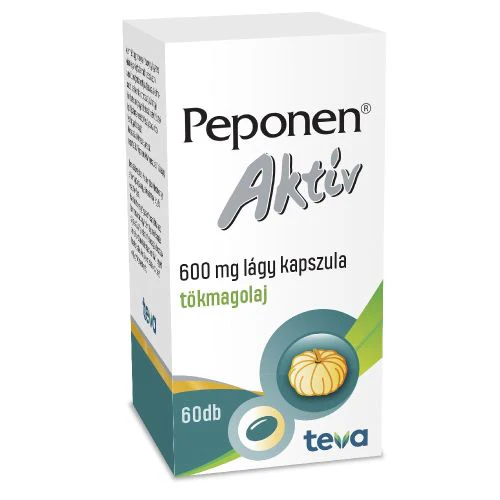 Peponen AktĂv 600 mg lĂĄgy kapszula 60 db