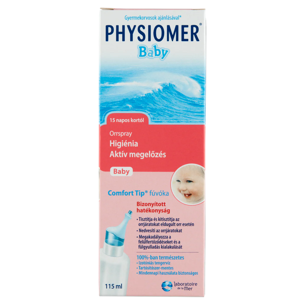 Physiomer orröblítő oldat csecsemő 115ml - Image 3