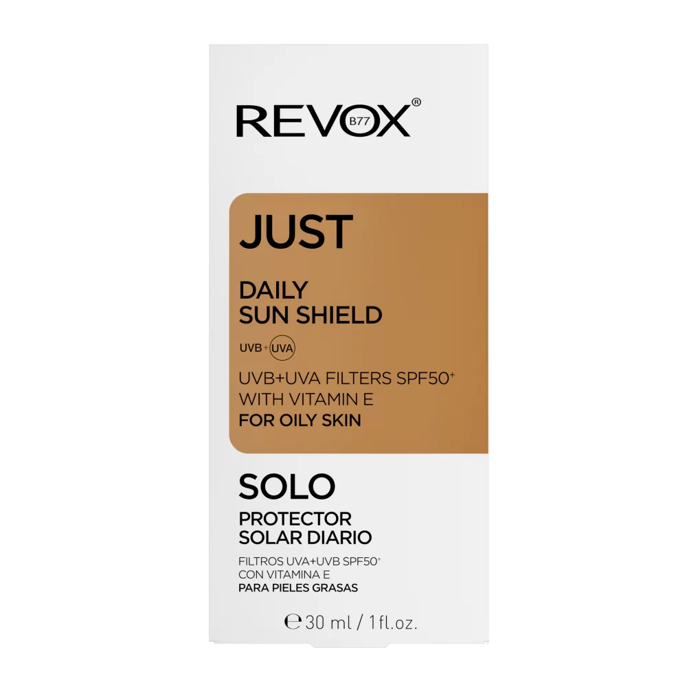Revox B77 Just Daily Sun Shield Fényvédő zsíros bőrre SPF50+ 30ml - Image 3