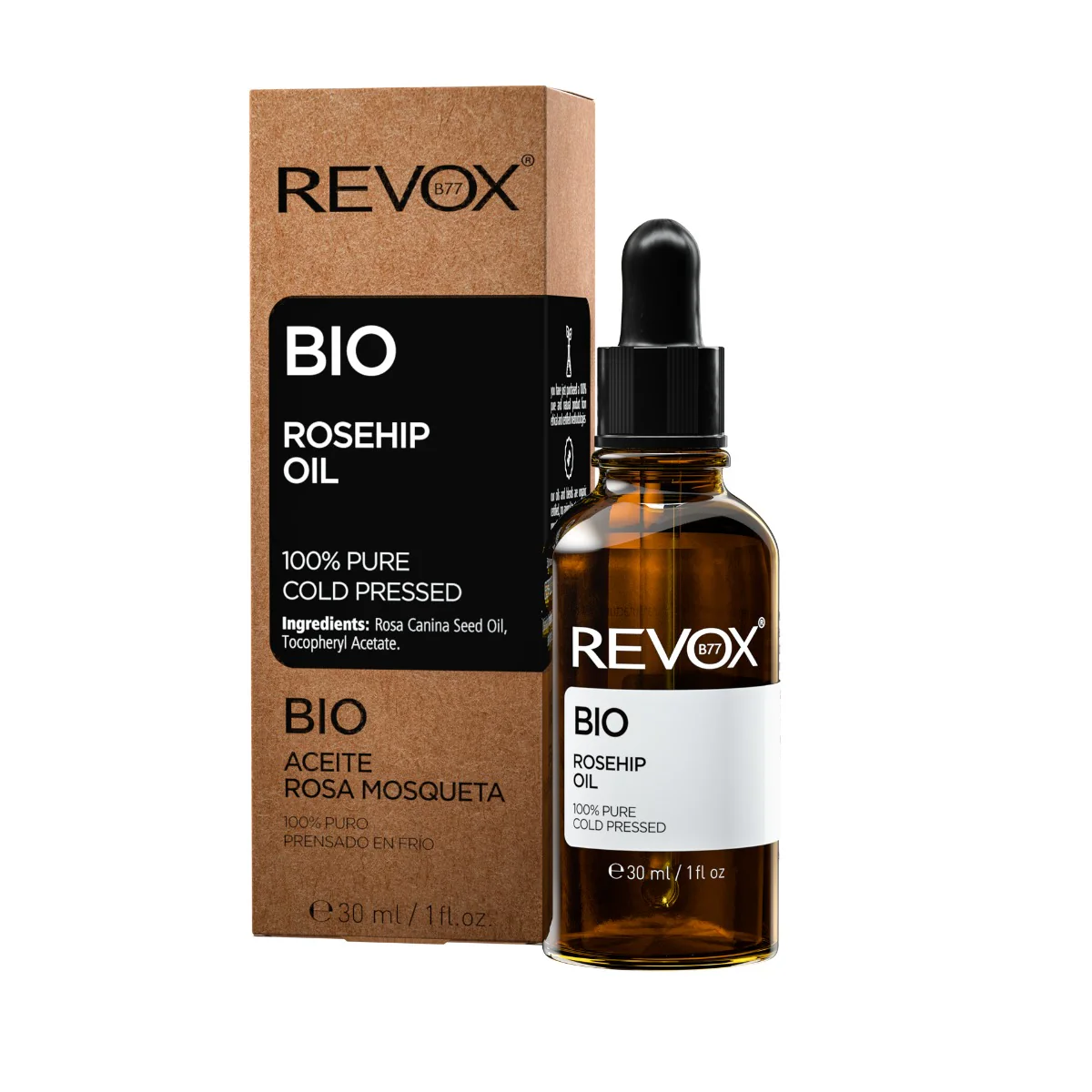Revox Bio Rosehip Oil 100% Pure 30ml