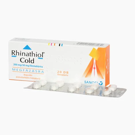 Rhinathiol Cold 200 mg/30 mg filmtabletta 20 db - Image 2