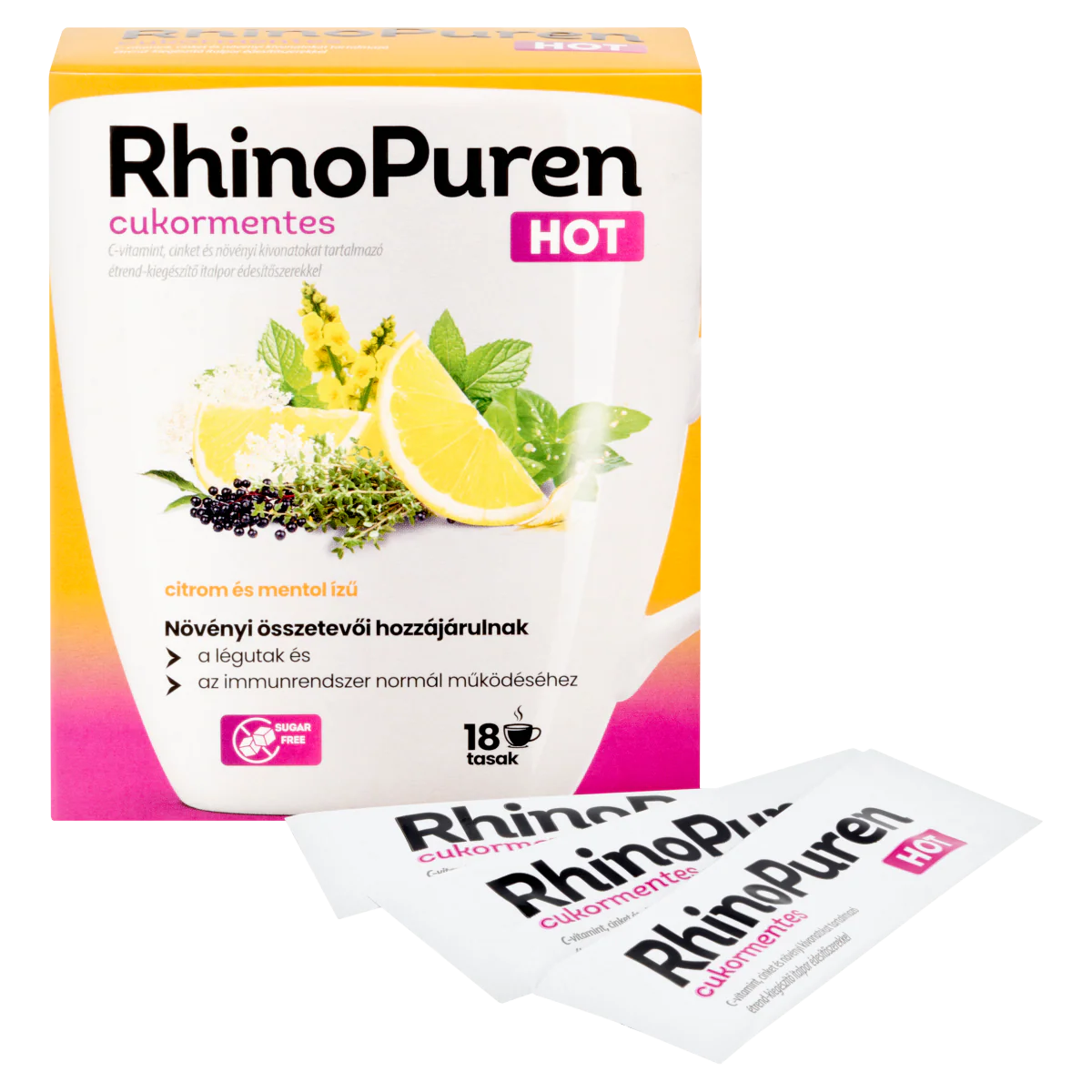 RhinoPuren HOT cukormentes italpor 18 db - Image 4