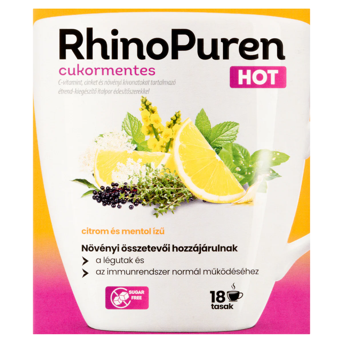 RhinoPuren HOT cukormentes italpor 18 db - Image 6