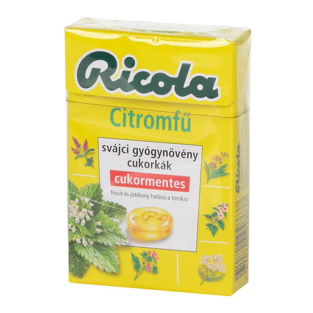 Ricola Lemon Mint cukormentes cukorka 40g