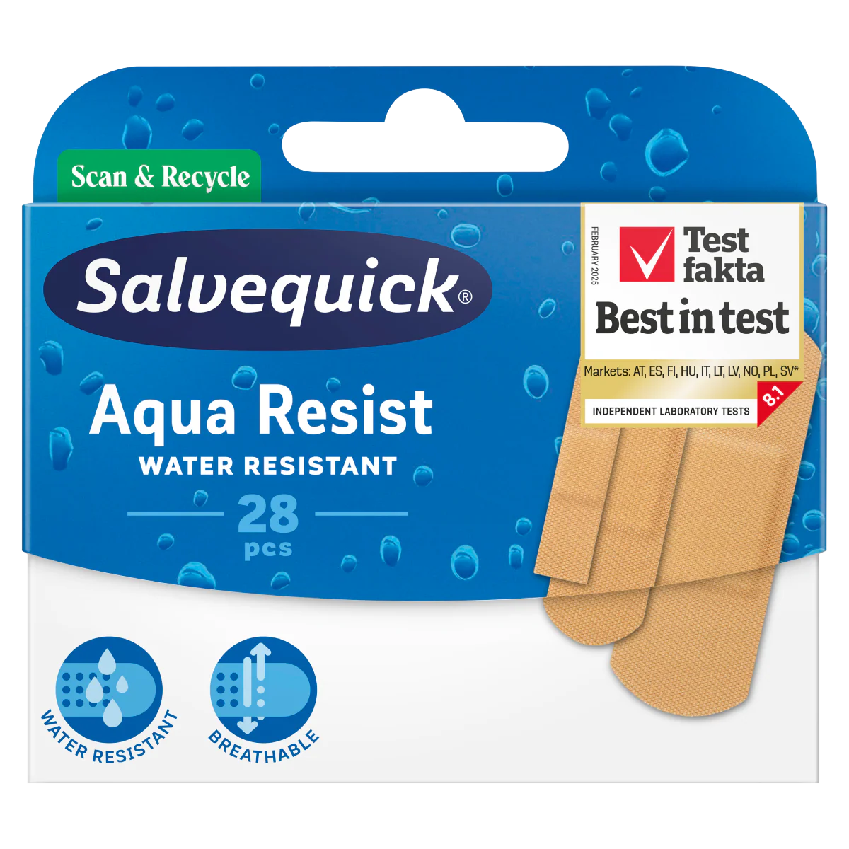 Salvequick vízálló sebtapasz 28 db - Image 3