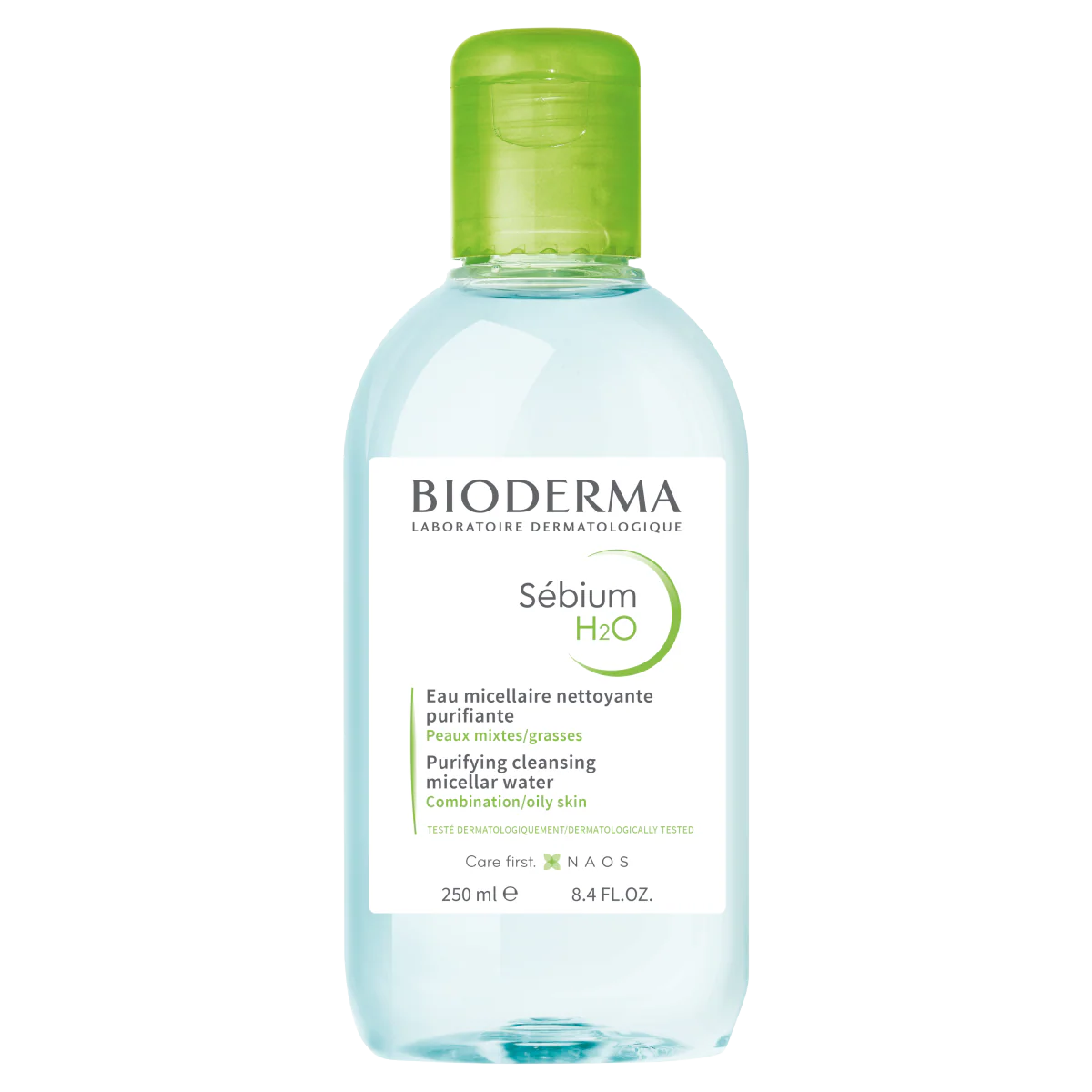 BIODERMA Sébium H2O arc-és sminklemosó micellás víz 250ml - Image 2