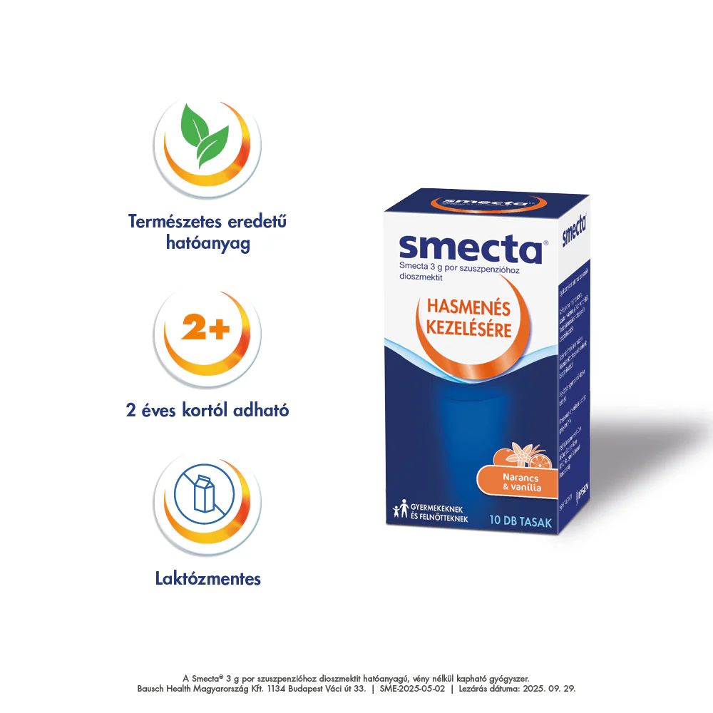 Smecta 3g por szuszpenzióhoz 10 tasak - Image 12
