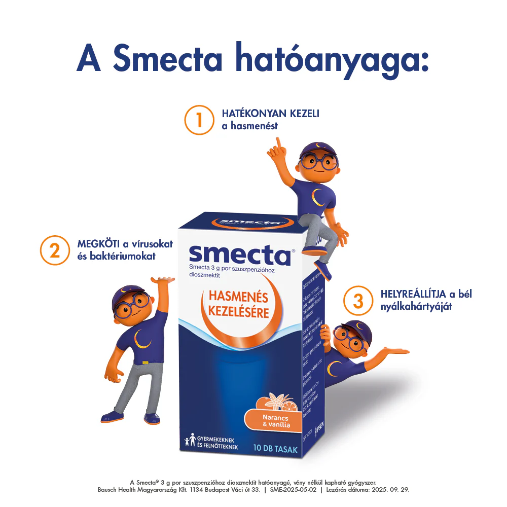 Smecta 3g por szuszpenzióhoz 10 tasak - Image 4