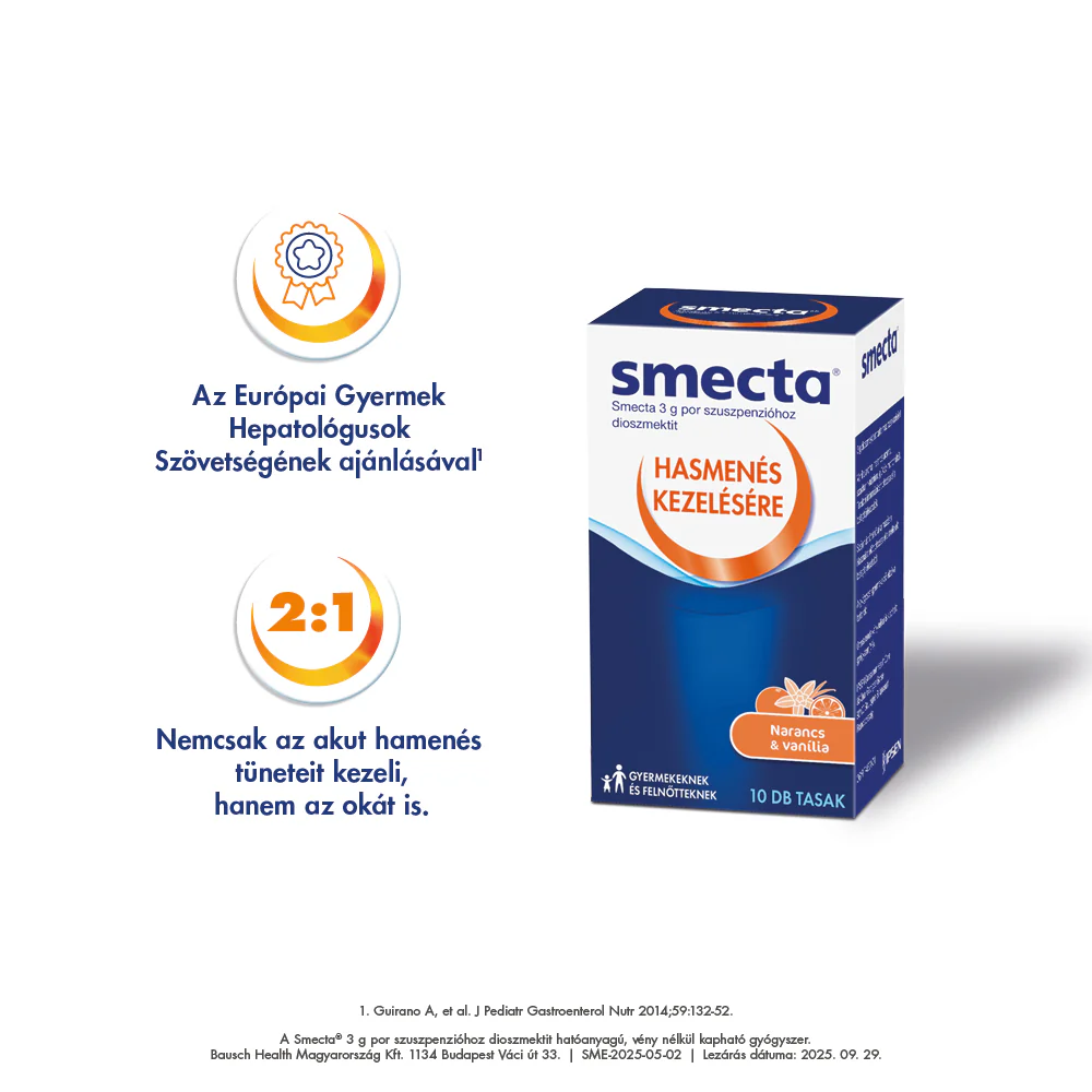 Smecta 3g por szuszpenzióhoz 10 tasak - Image 5