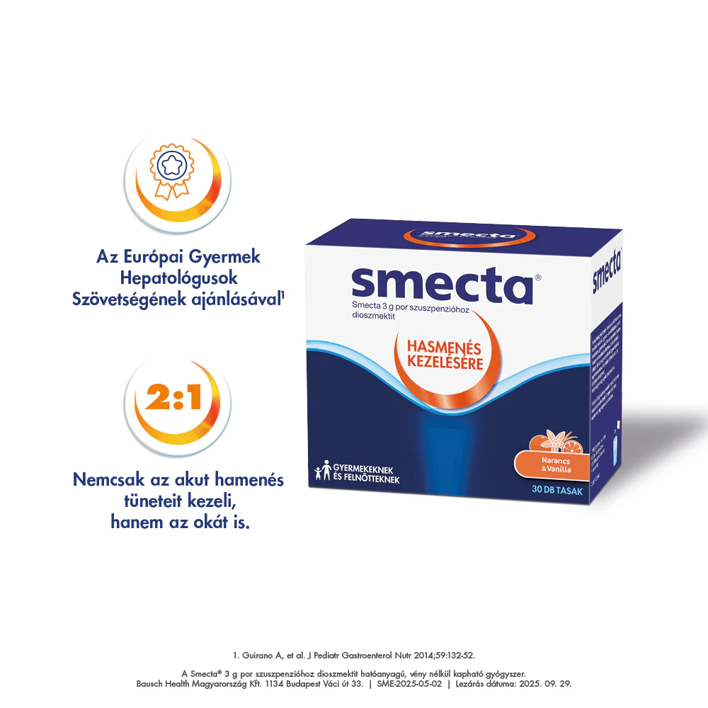 Smecta 3g por szuszpenzióhoz 30 tasak - Image 12
