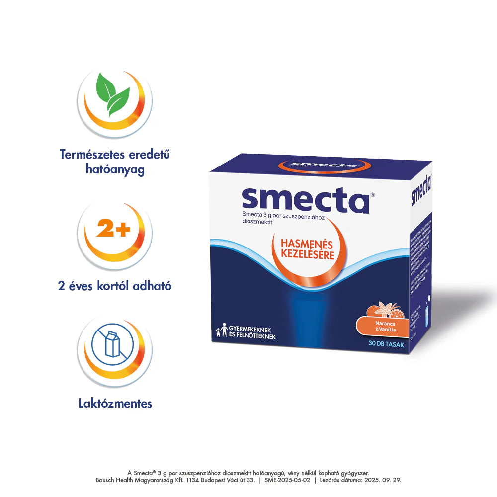 Smecta 3g por szuszpenzióhoz 30 tasak - Image 7