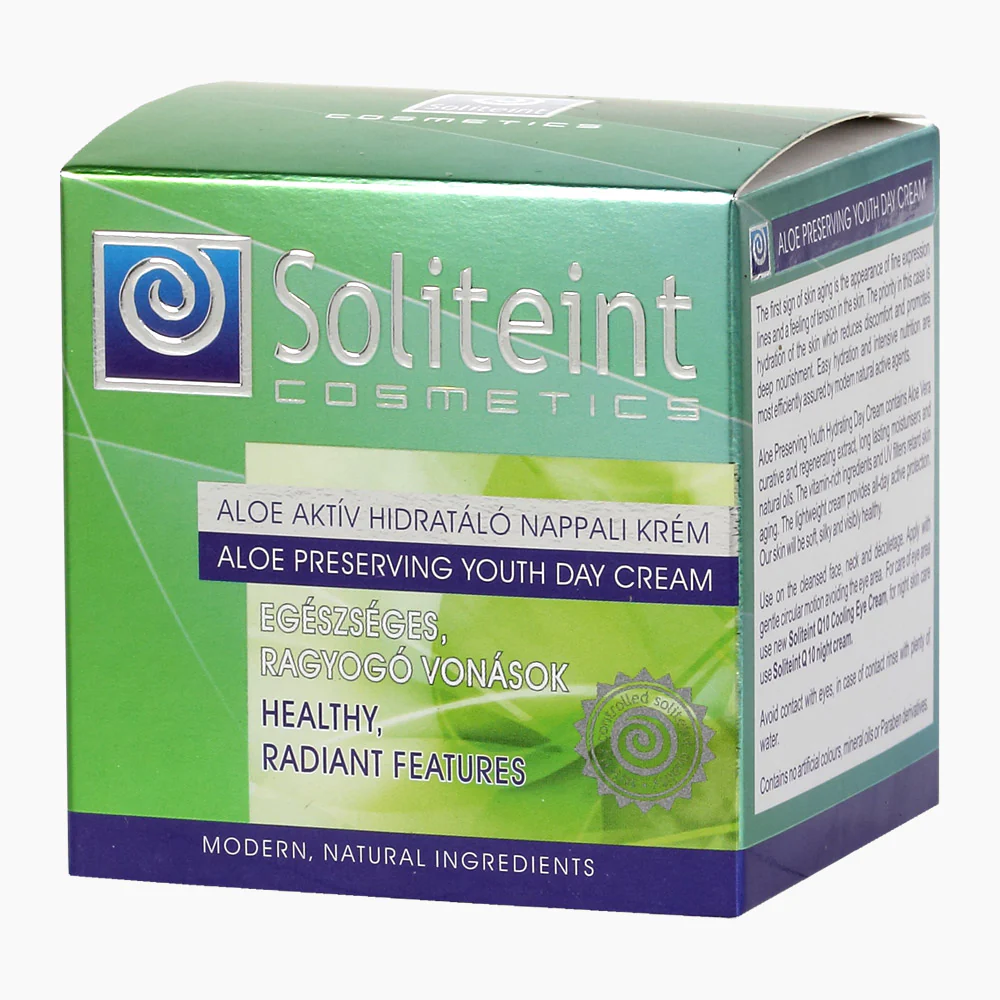 Soliteint Aloe hidratáló aktív nappali krém 50ml - Image 2