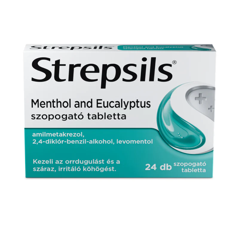 Strepsils Menthol and eucalyptus szopogató tabletta 24 db