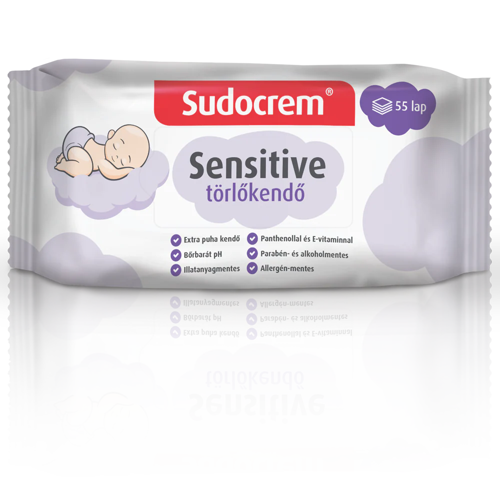 Sudocrem Sensitive törlőkendő 55 db - Image 2