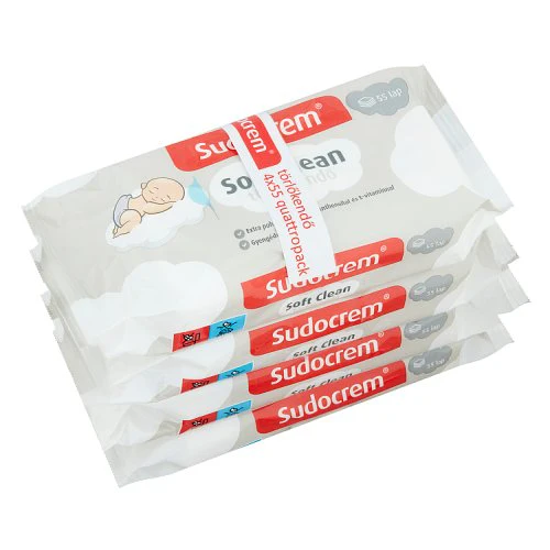 Sudocrem Soft Clean törlőkendő 4x55 - Image 2