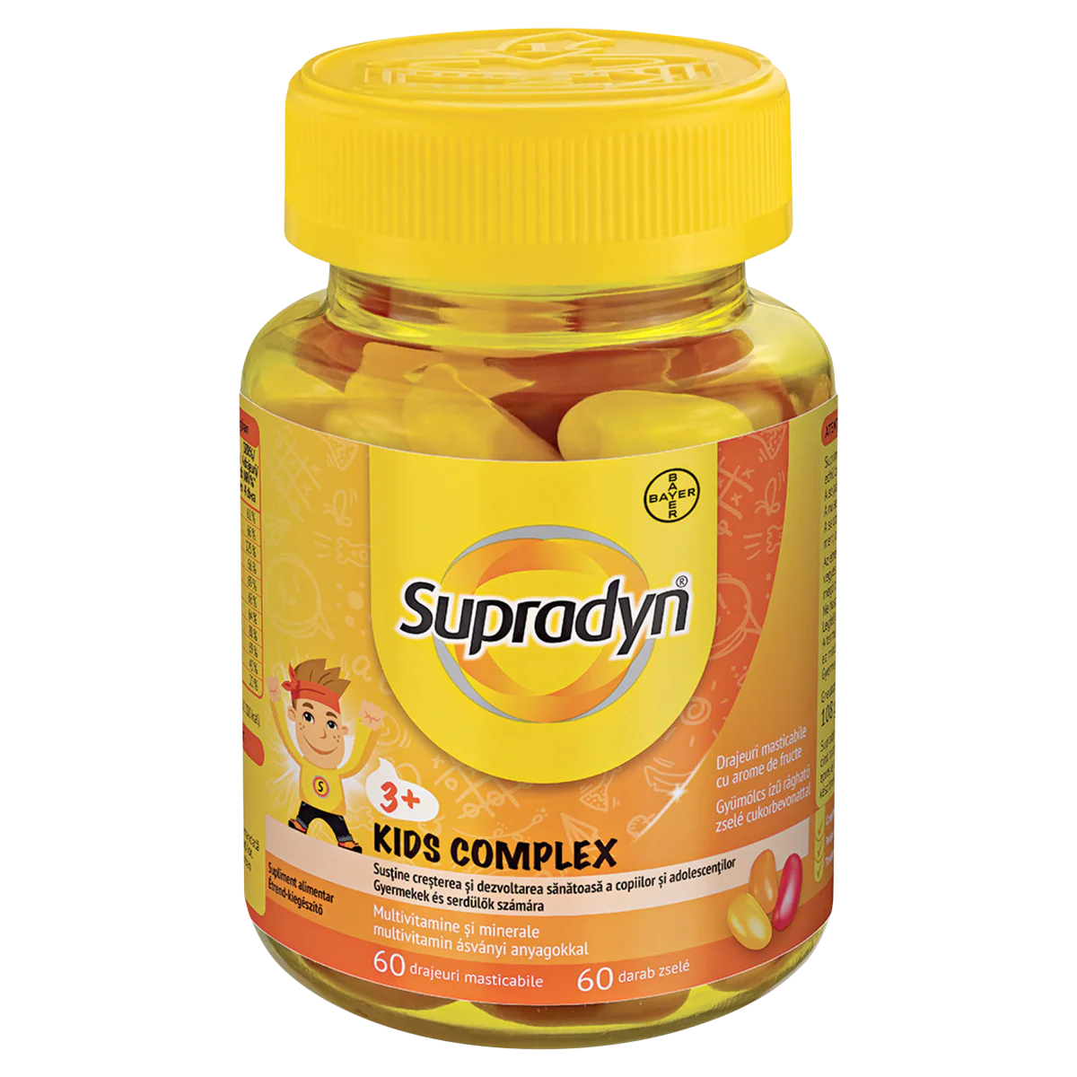 Supradyn Kids Complex multivitamin zselé cukorbevonattal 60 db - Image 14