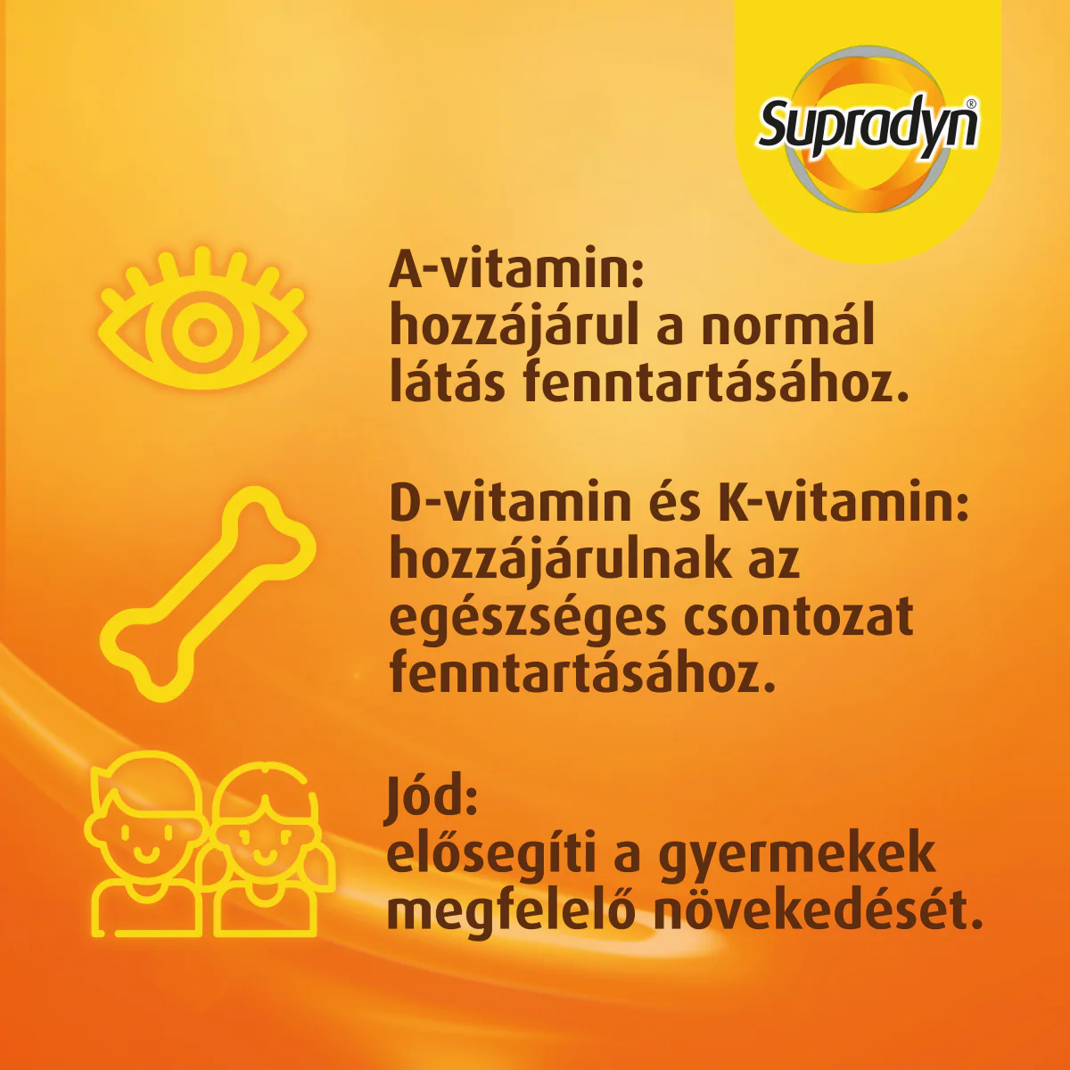 Supradyn Kids Complex multivitamin zselé cukorbevonattal 60 db - Image 16