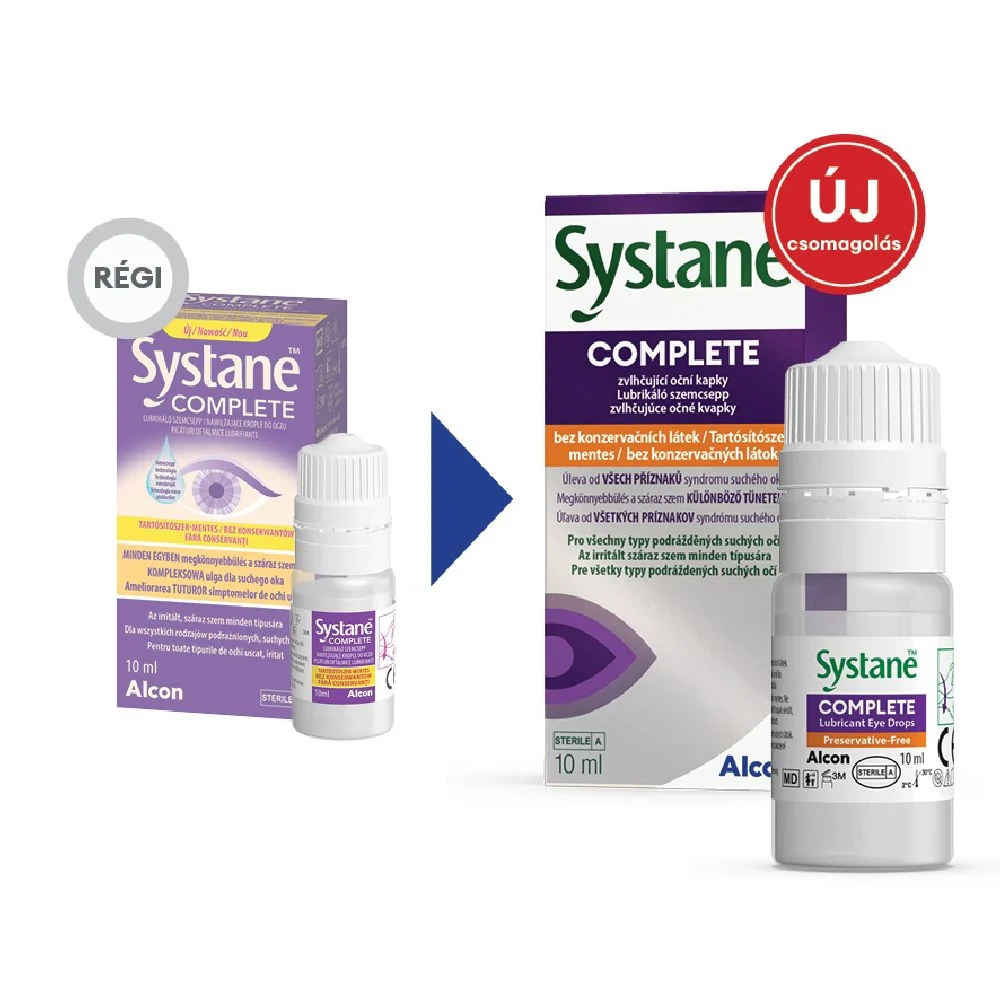 Systane Complete tartósítószer mentes lubrikáló szemcsepp 10ml - Image 11