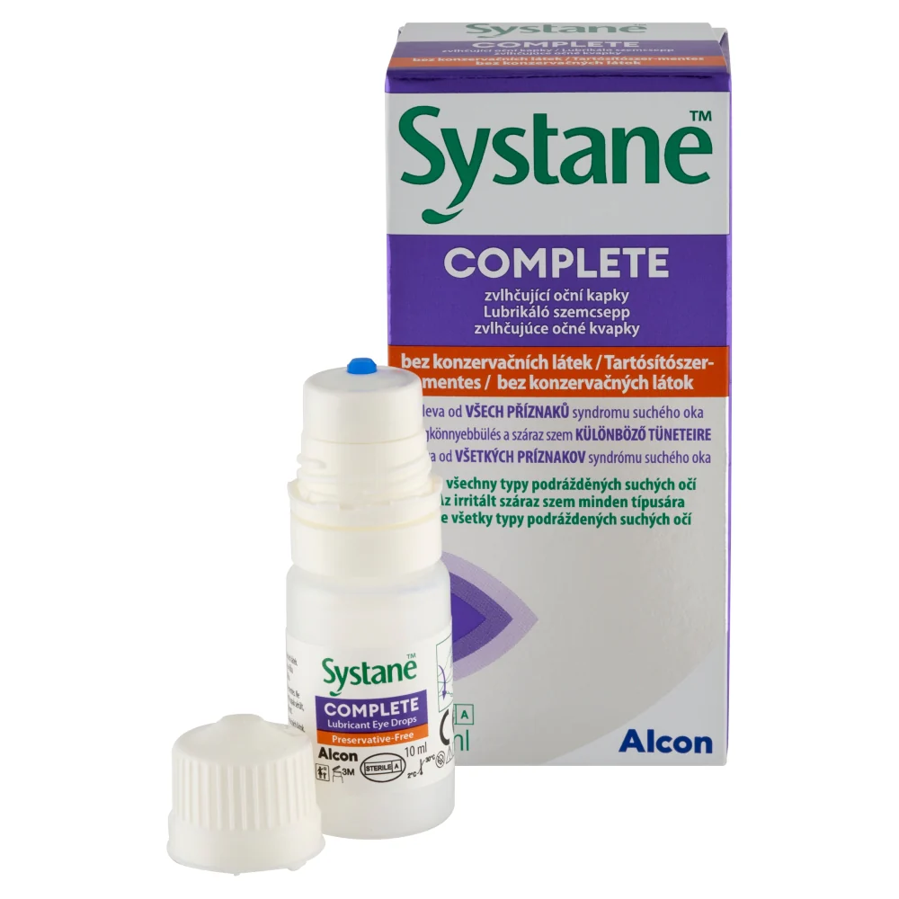 Systane Complete tartósítószer mentes lubrikáló szemcsepp 10ml - Image 2