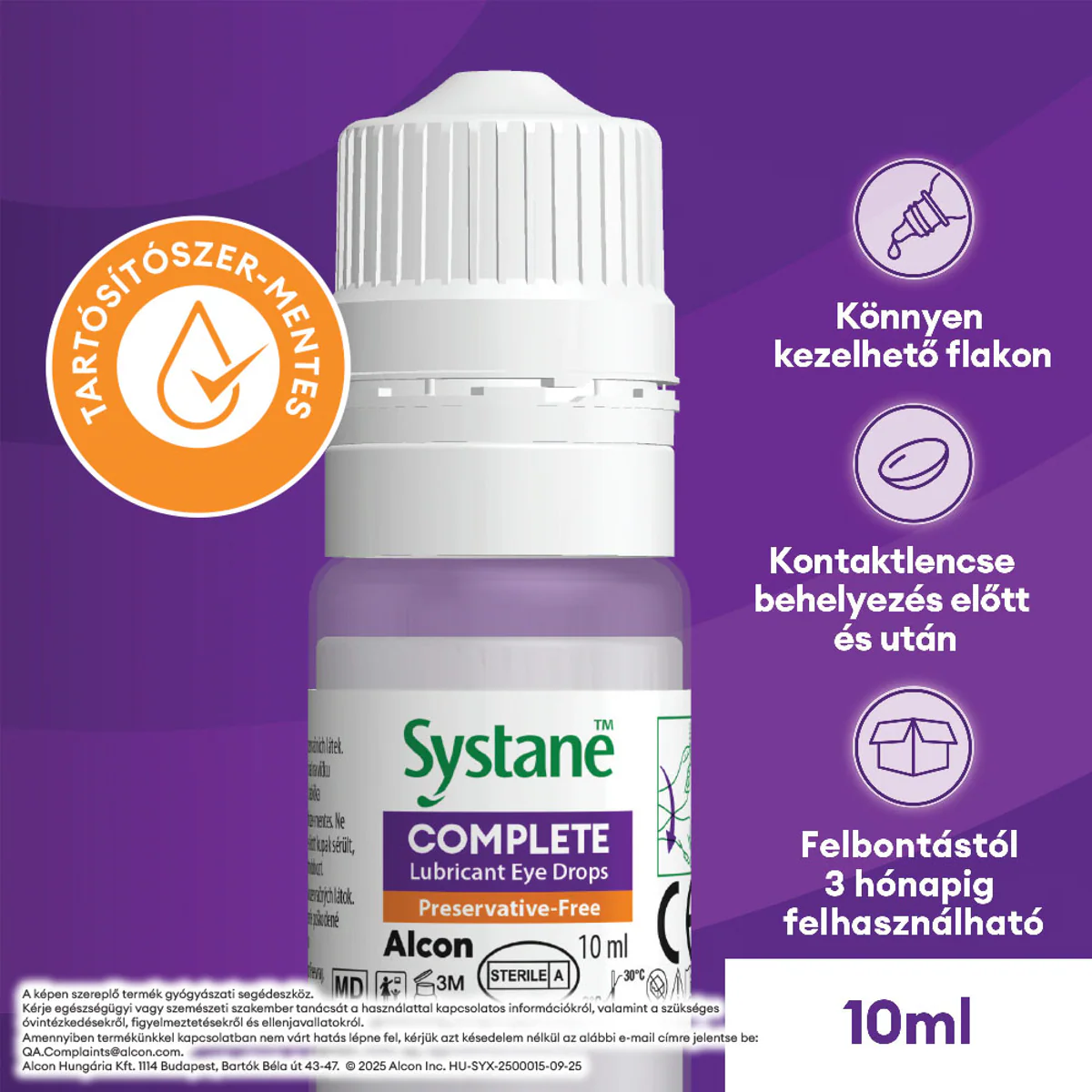 Systane Complete tartósítószer mentes lubrikáló szemcsepp 10ml - Image 20