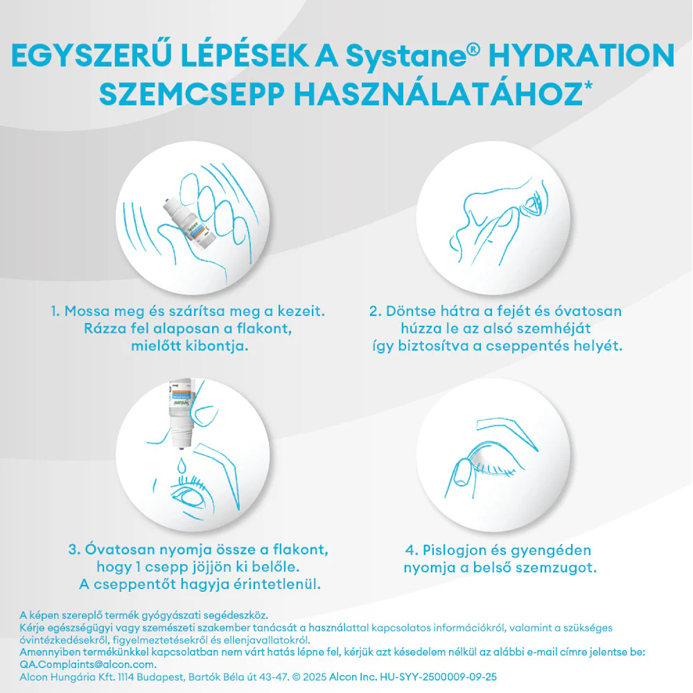 Systane Hydration tartósítószer mentes lubrikáló szemcsepp 10ml - Image 10