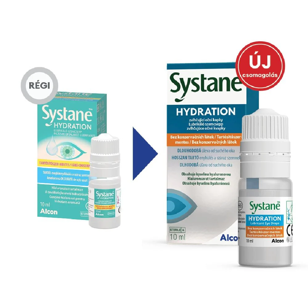 Systane Hydration tartósítószer mentes lubrikáló szemcsepp 10ml - Image 11
