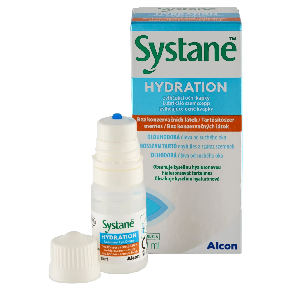 Systane Hydration tartósítószer mentes lubrikáló szemcsepp 10ml - Image 2