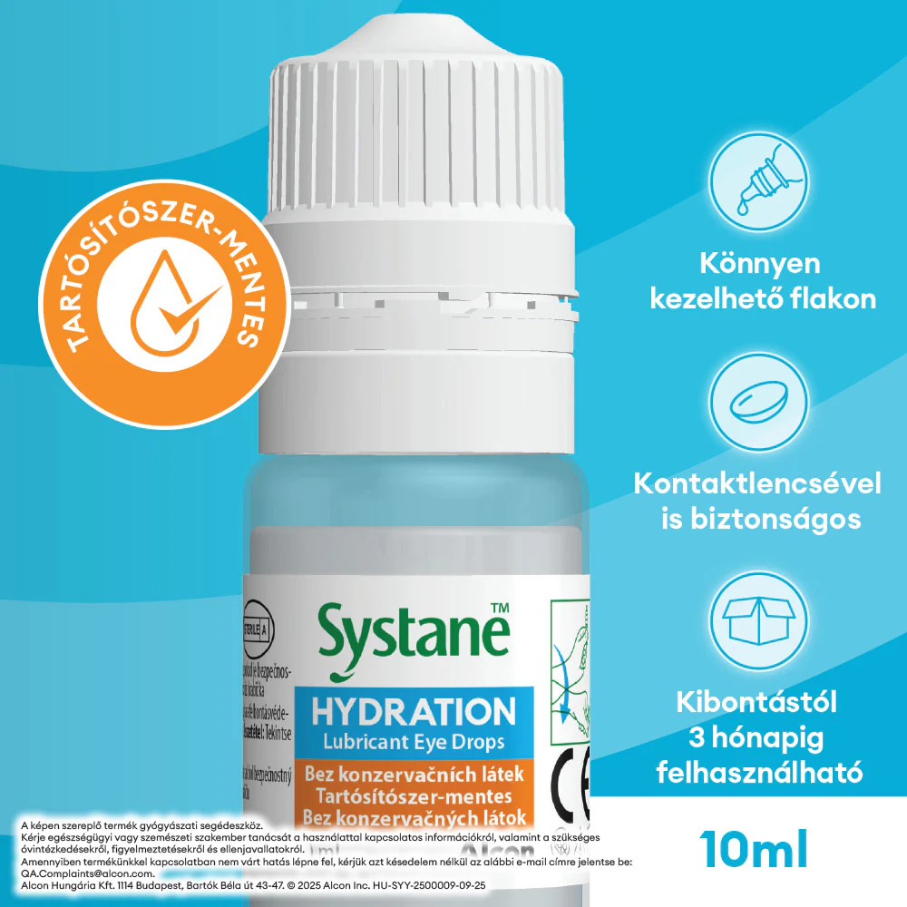 Systane Hydration tartósítószer mentes lubrikáló szemcsepp 10ml - Image 5