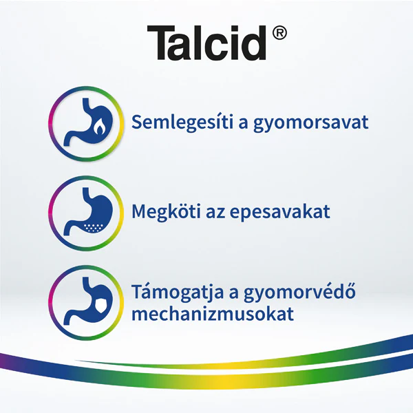Talcid rágótabletta gyomorsav semlegesítésre 20 db - Image 2