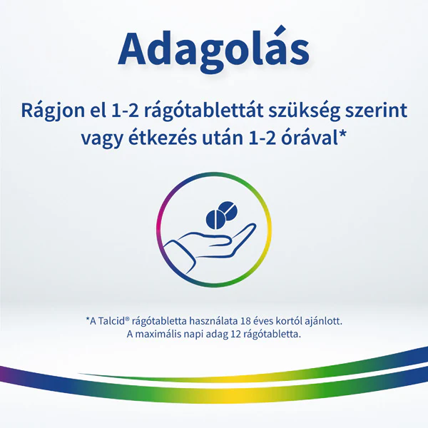 Talcid rágótabletta gyomorsav semlegesítésre 20 db - Image 3