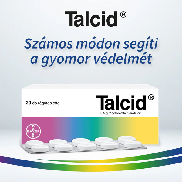 Talcid rágótabletta gyomorsav semlegesítésre 20 db - Image 4