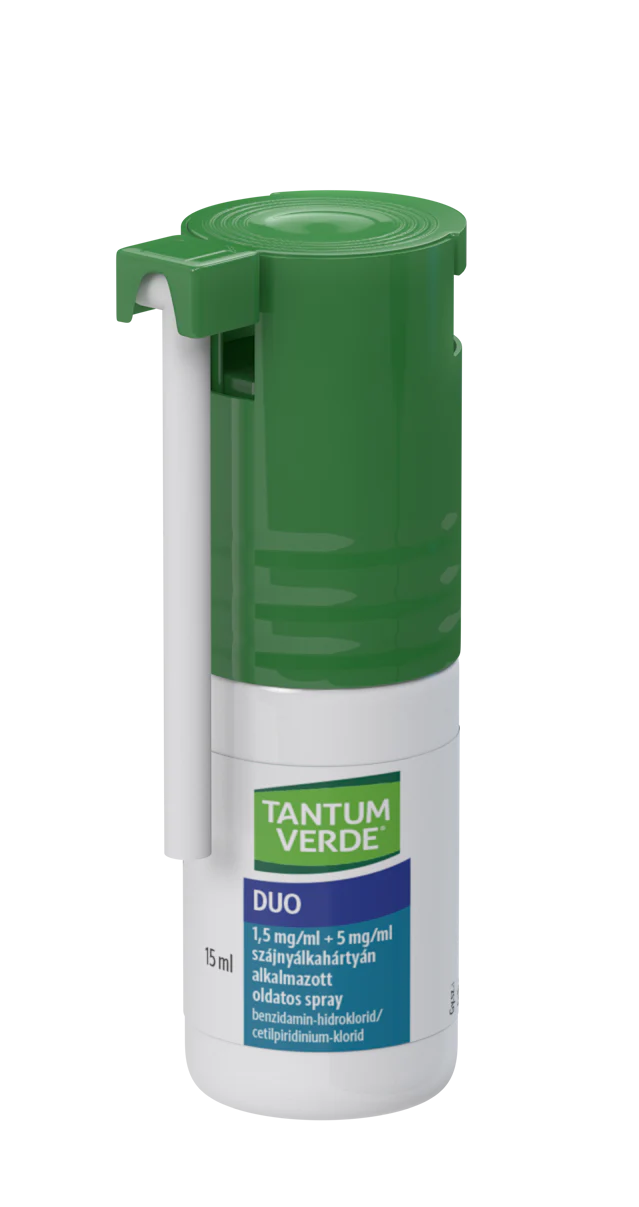 Tantum Verde Duo 1,5 mg/ml + 5 mg/ml szájnyálkahártyán alkalmazott oldatos spray 1x15ml - Image 3