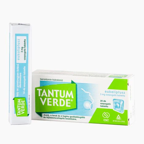 Tantum Verde eukaliptus 3mg szopogató tabletta 20 db - Image 2