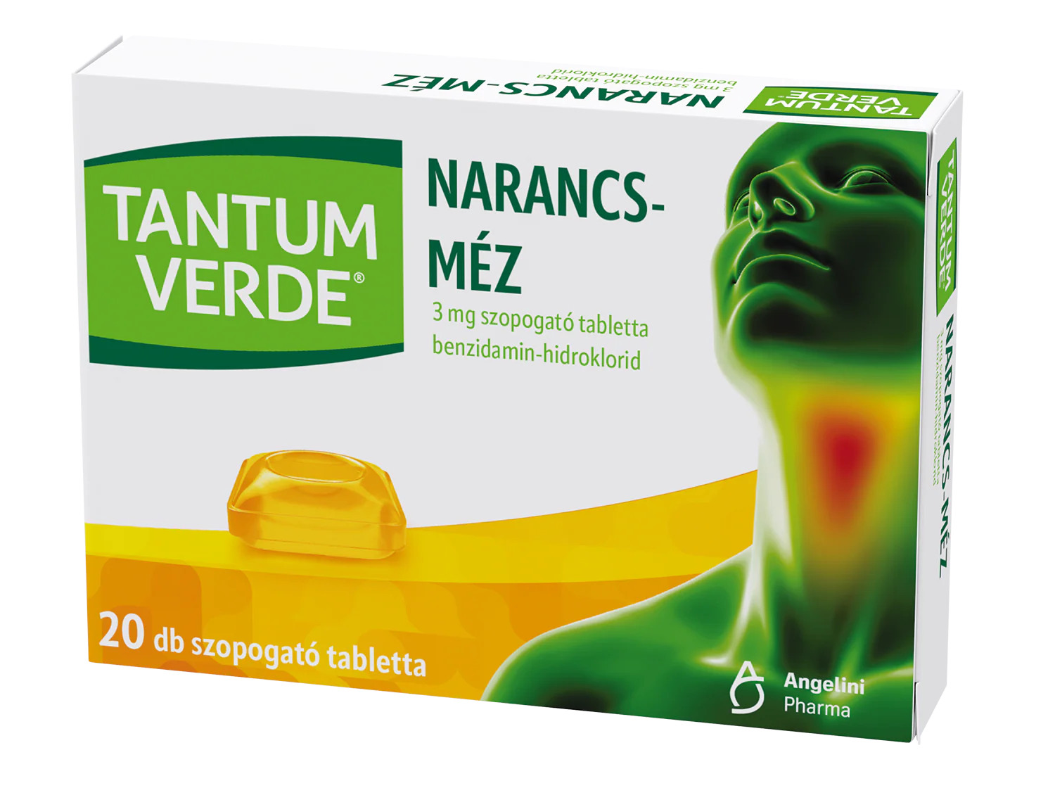 Tantum Verde narancs-méz 3 mg szopogató tabletta 20 db - Image 3